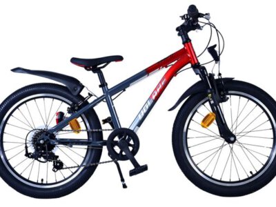 Volare XC Race Kinderfiets - 20 inch - Rood Grijs - 7 versnellingen